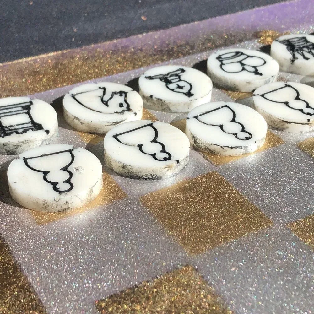 Chess Set - Rustic Metallic - Picture 7 of 9